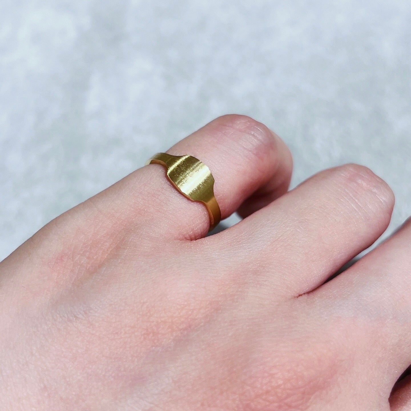 Small Cigar Band Ring