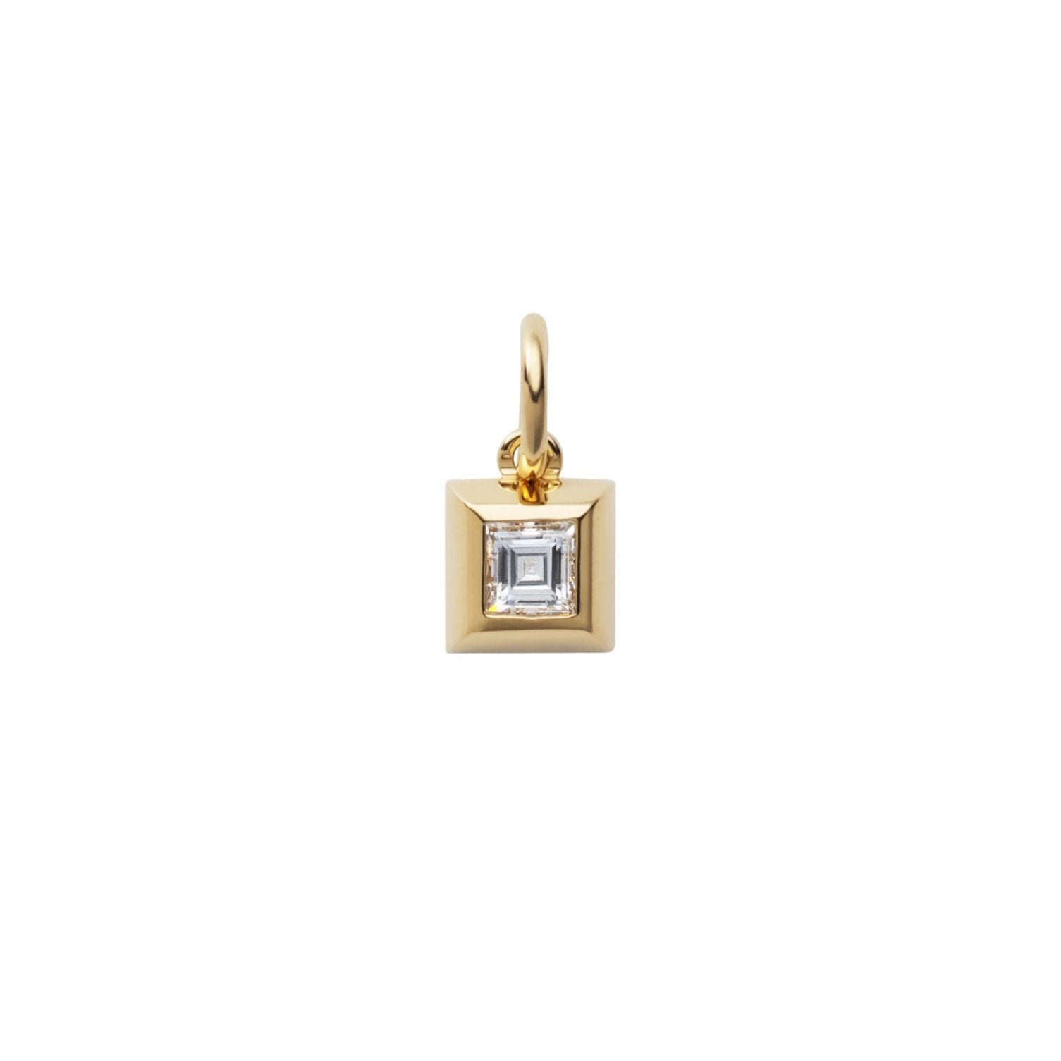 Carre Diamond Stud Charm