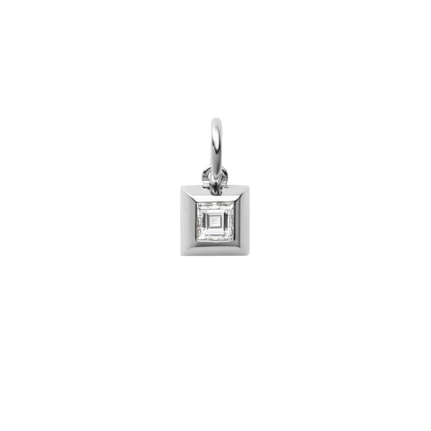 Carre Diamond Stud Charm