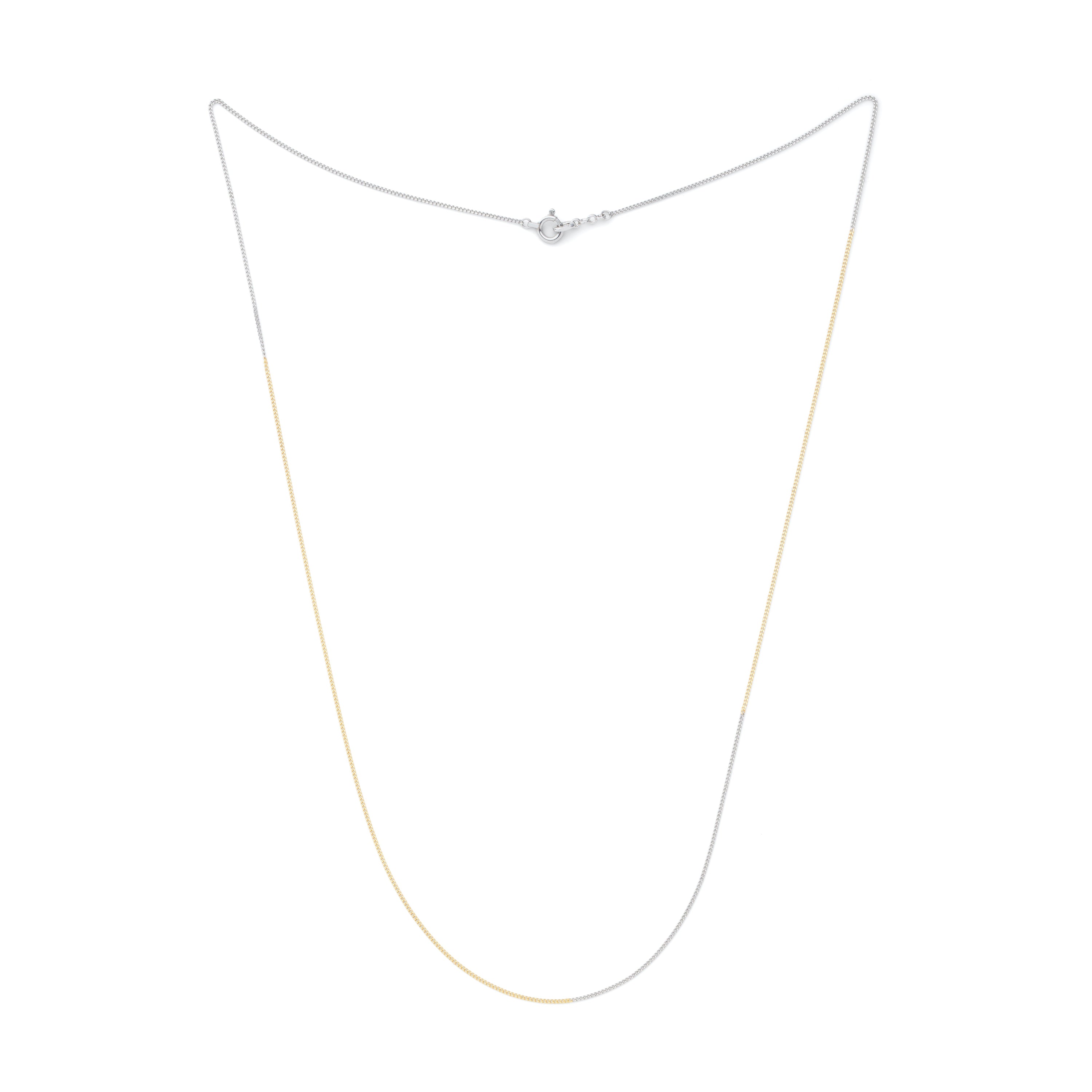 Fine Classic Cut Gold&Platinum Necklace