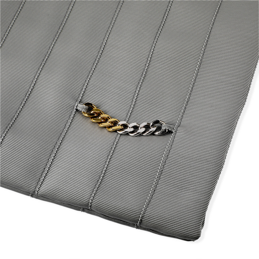 Large Shoulder Bag in Grosgrain Ribbon