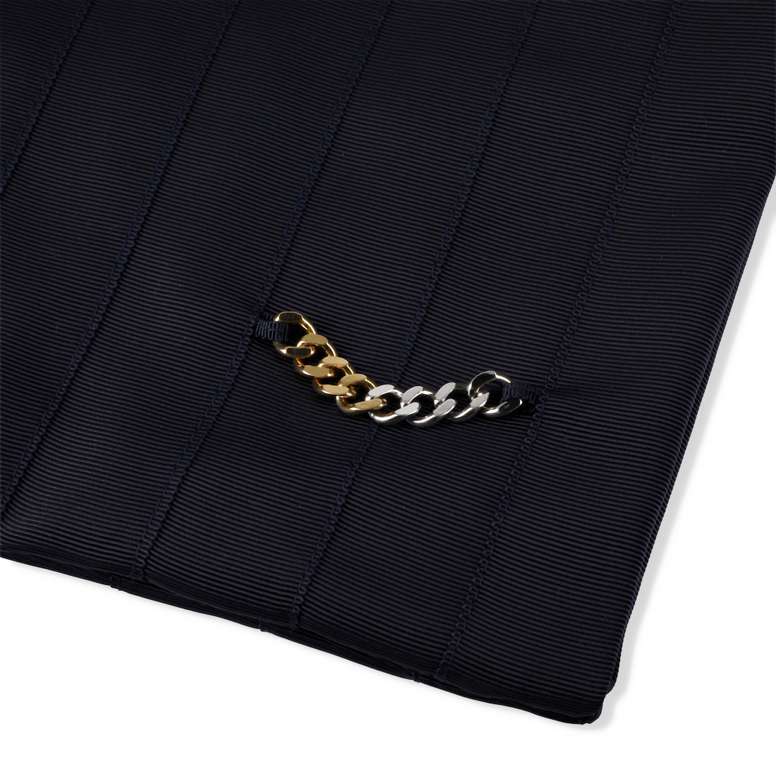 Large Shoulder Bag in Grosgrain Ribbon