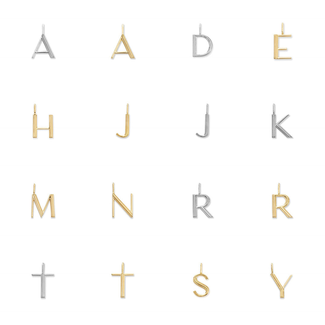 18K イニシャルチャーム