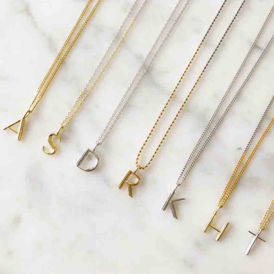 18K イニシャルチャーム