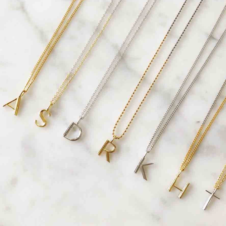 18K イニシャルチャーム