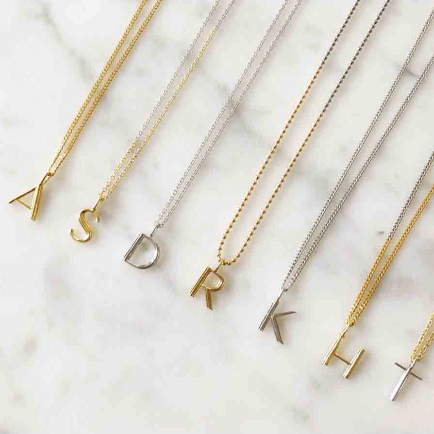 18K イニシャルチャーム