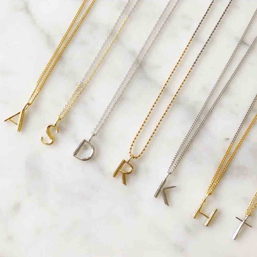 18K イニシャルチャーム