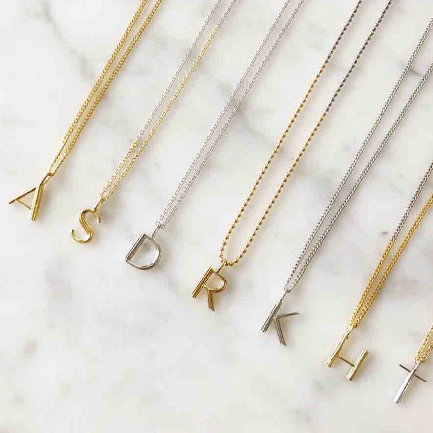 18K イニシャルチャーム