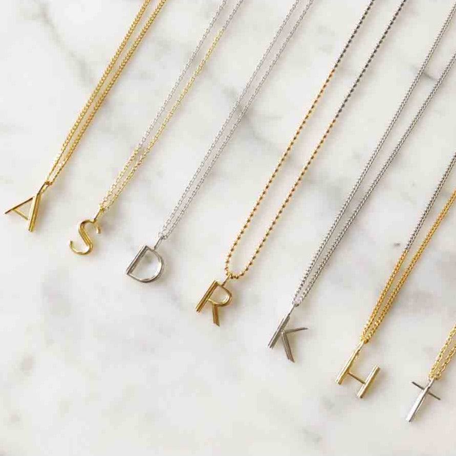 18K イニシャルチャーム