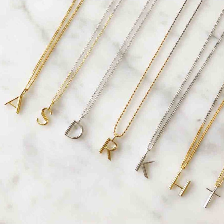 18K イニシャルチャーム