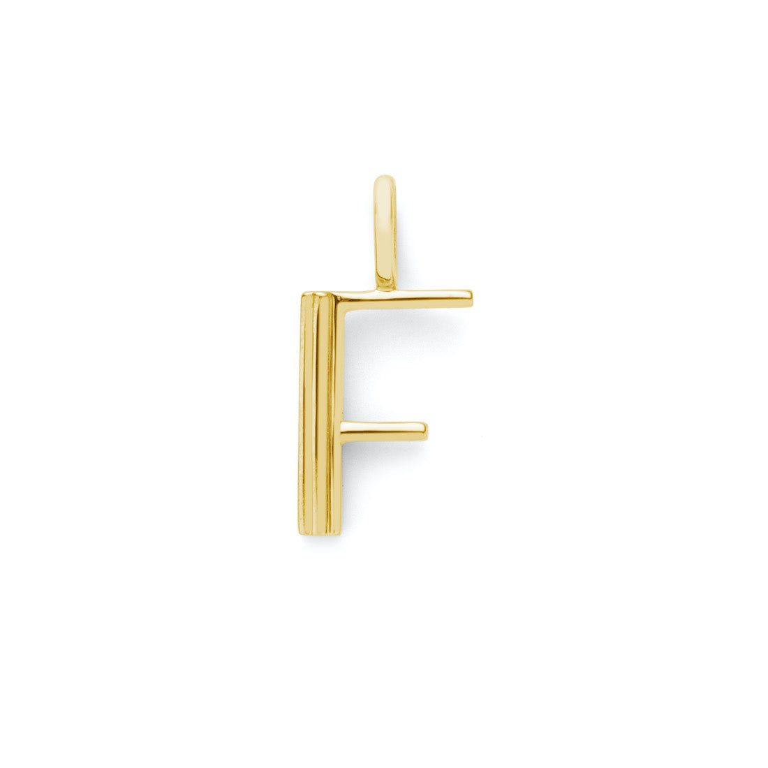 18K イニシャルチャーム F イエローゴールド