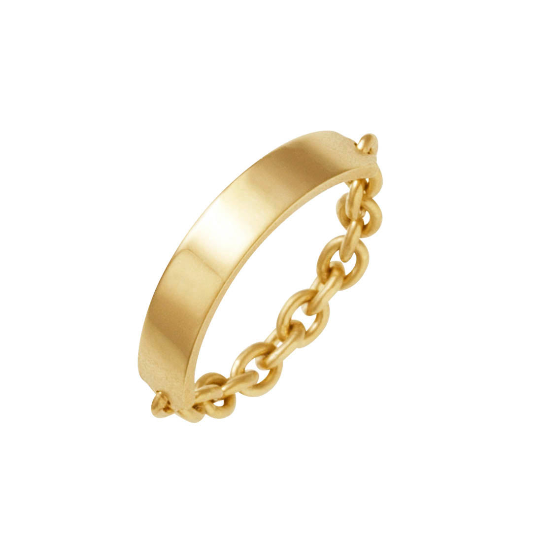 18K イエローゴールド チェーンリング