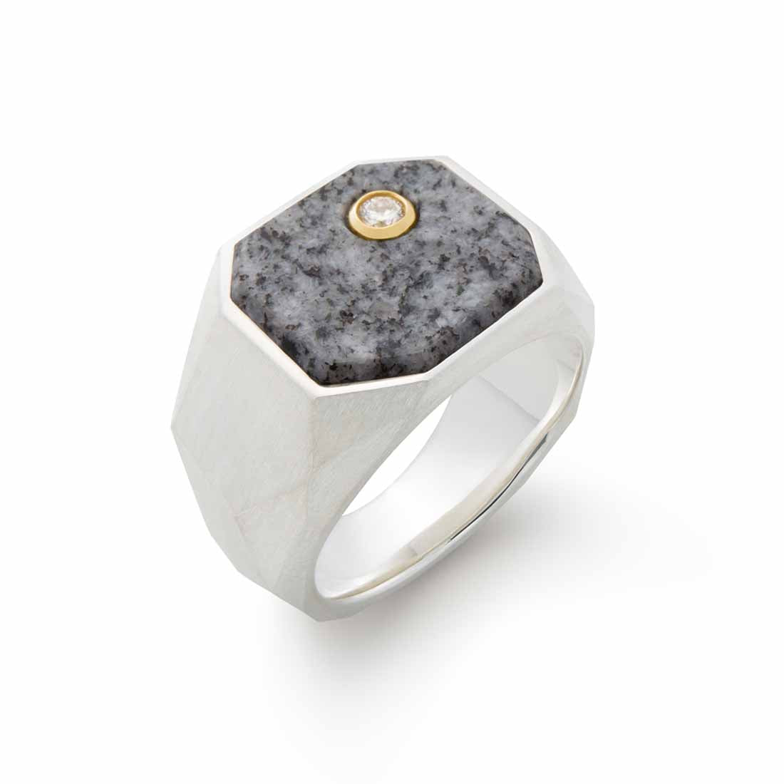 Crystal Facet Ring