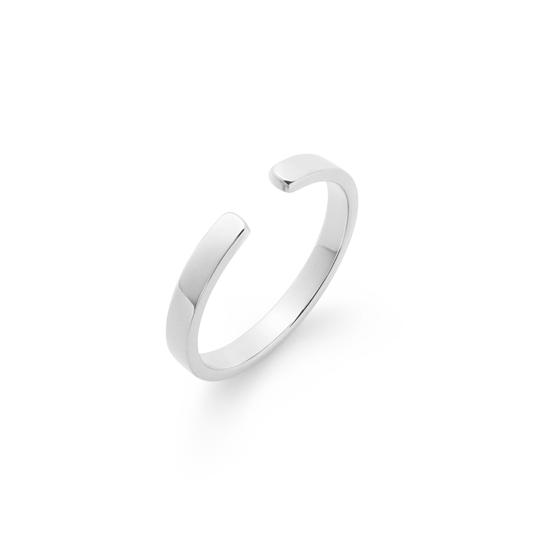 18K ホワイトゴールド イヤーカフ 片耳 Mサイズ