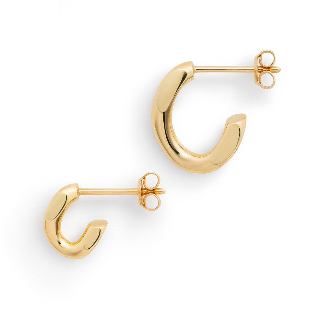 18K イエローゴールド 片耳ピアス 左耳用