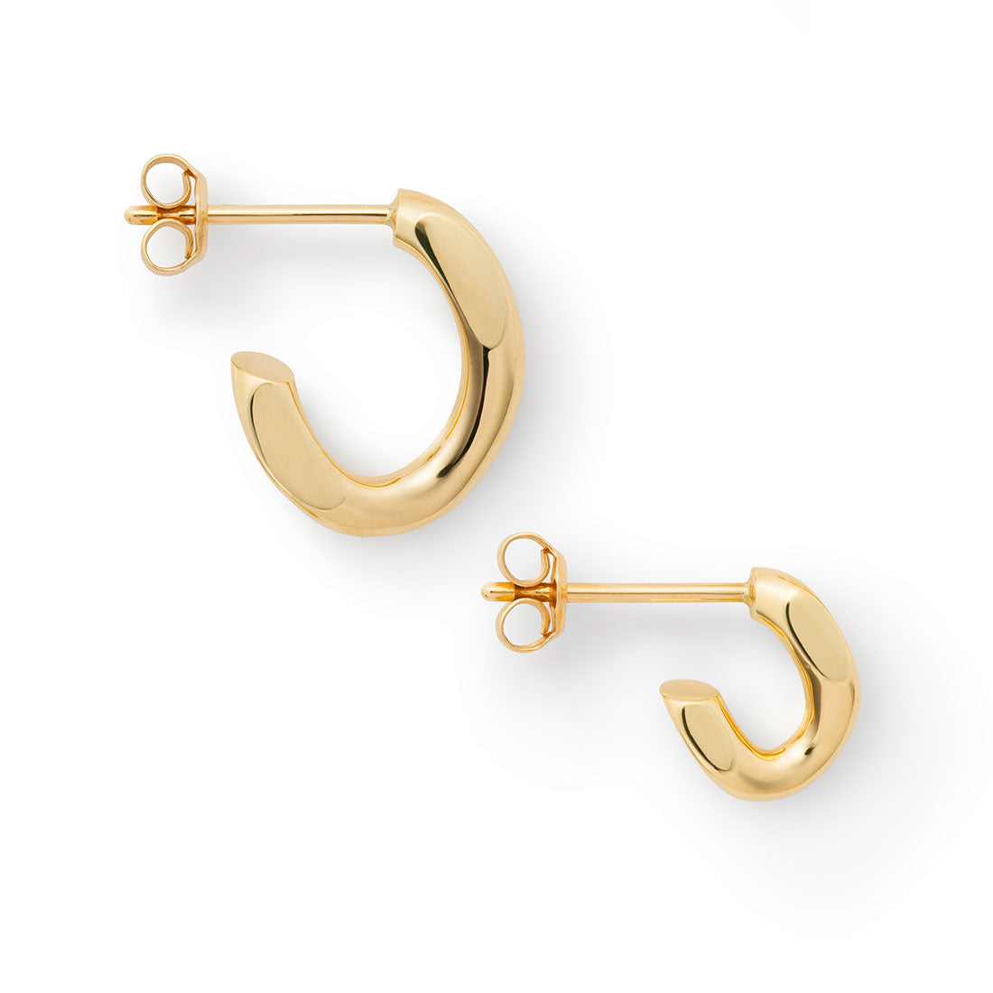 18K イエローゴールド 片耳ピアス 左用