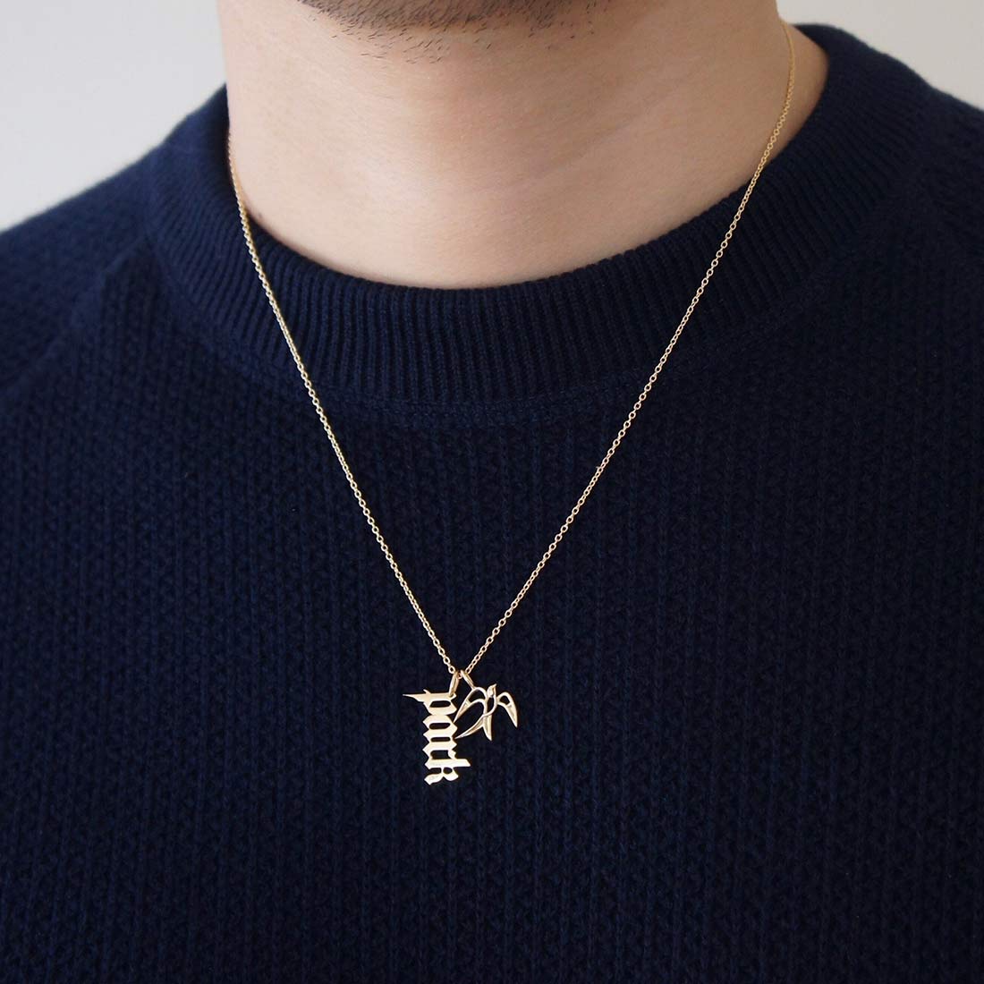 18K Charm チャーム Park パーク イエローゴールド 着用