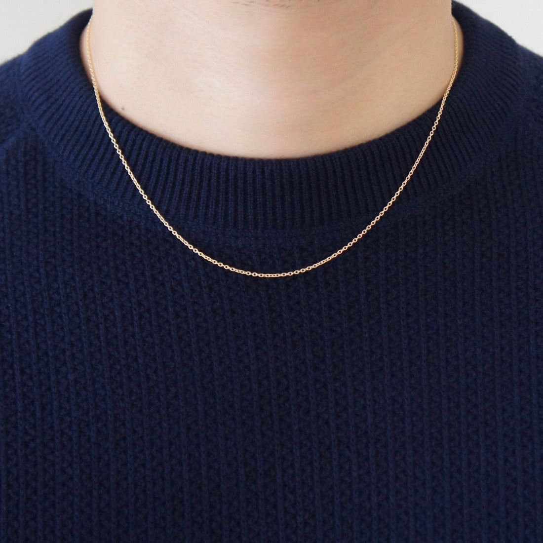 Oval Chain Necklace 1.4mm