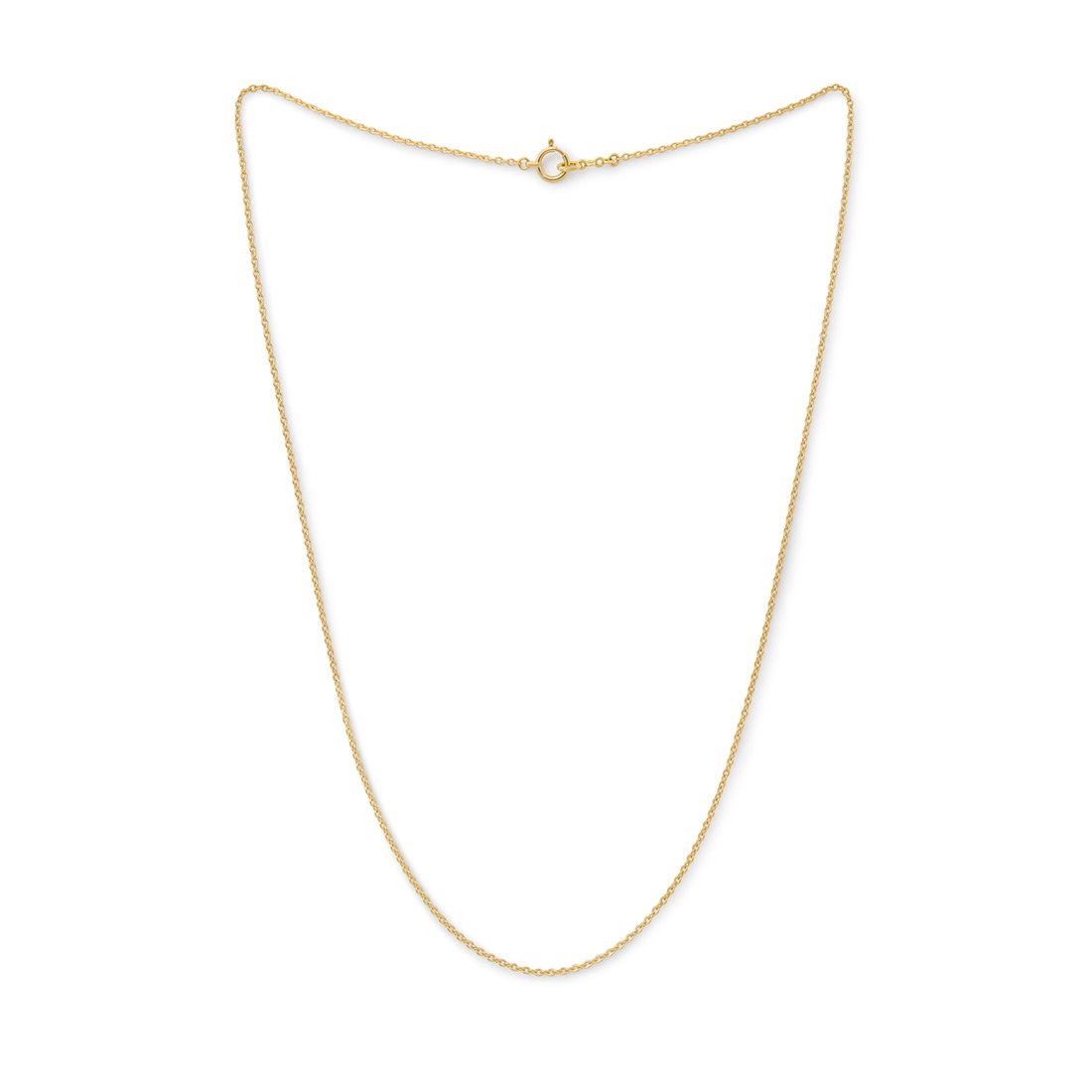 18K Necklace Oval Chain ネックレス オーバルチェーン