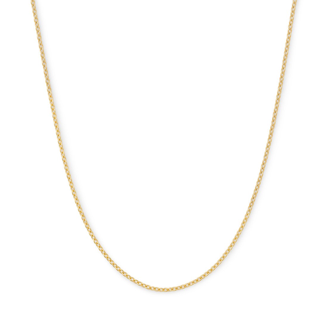 18K Necklace Oval Chain ネックレス オーバルチェーン