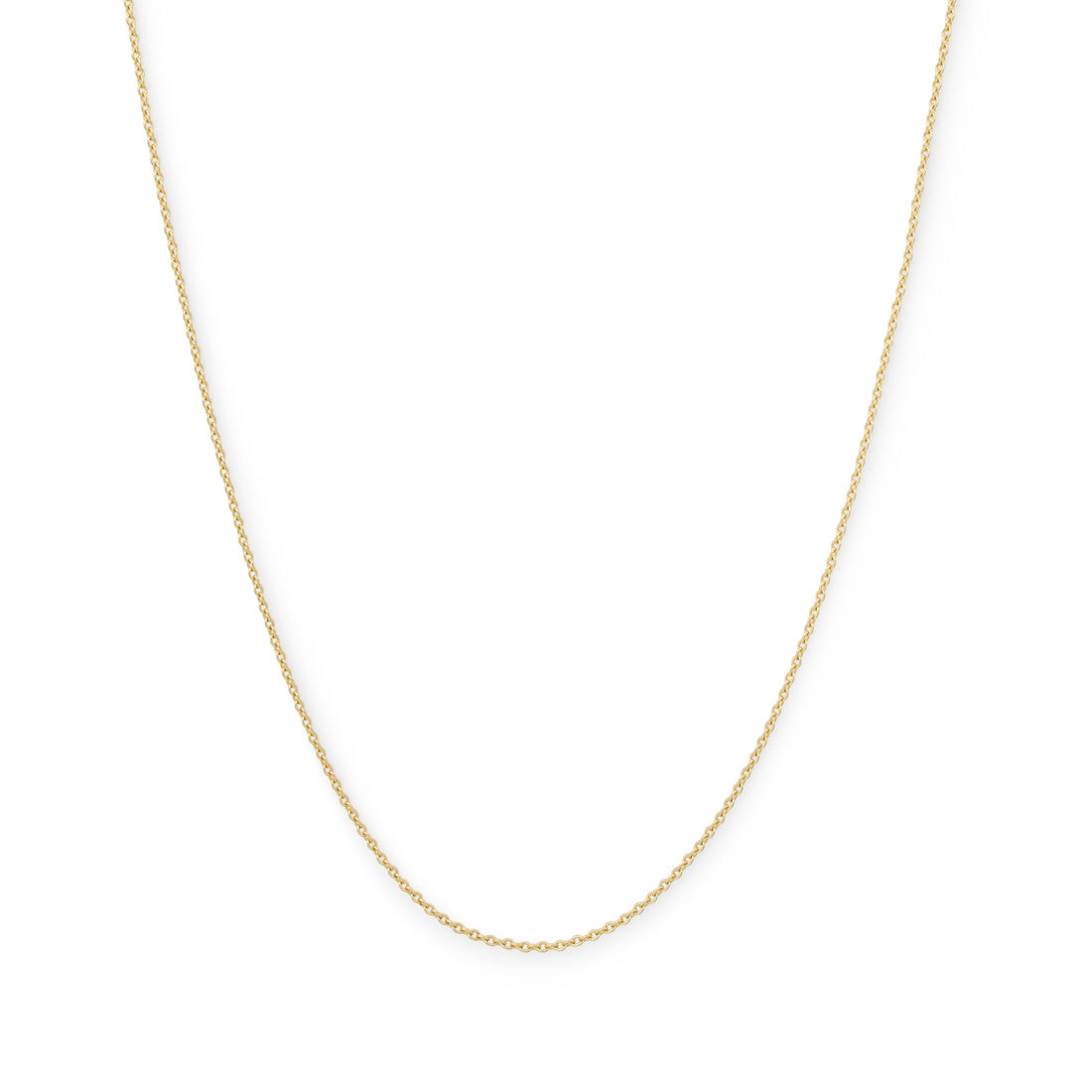 18K Oval Chain オーバルチェーン Necklace ネックレス 1.6mm イエローゴールド