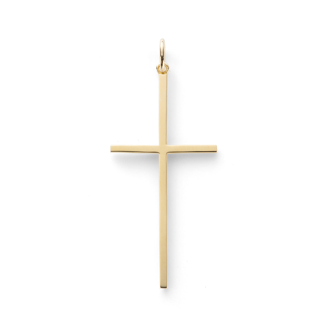 18K イエローゴールド 片耳ピアス Cross クロス Charm チャーム