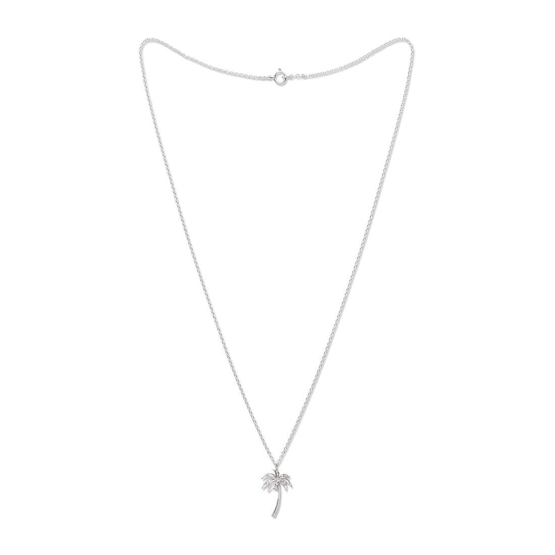 18K Palm Tree パームツリー Necklace ネックレス diamond ダイアモンド ホワイトゴールド