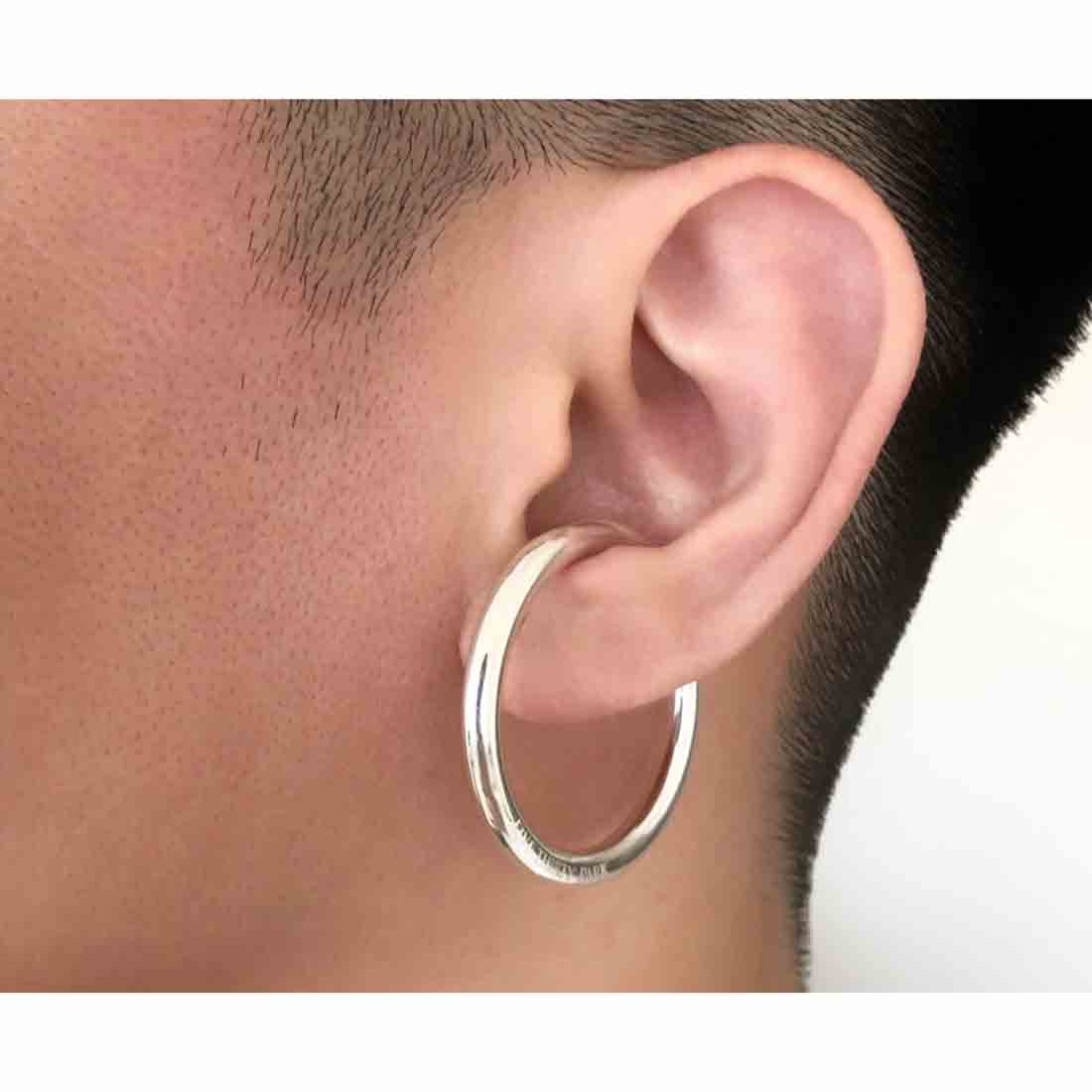 silver シルバー925 イヤカフ Earcuff 着用 Lサイズ