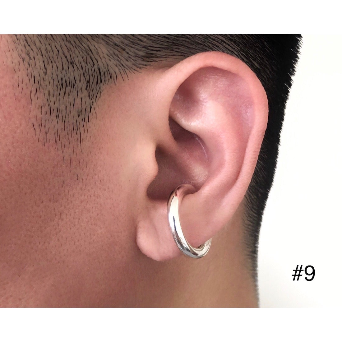 silver シルバー925 イヤカフ Earcuff Mサイズ #9 着用