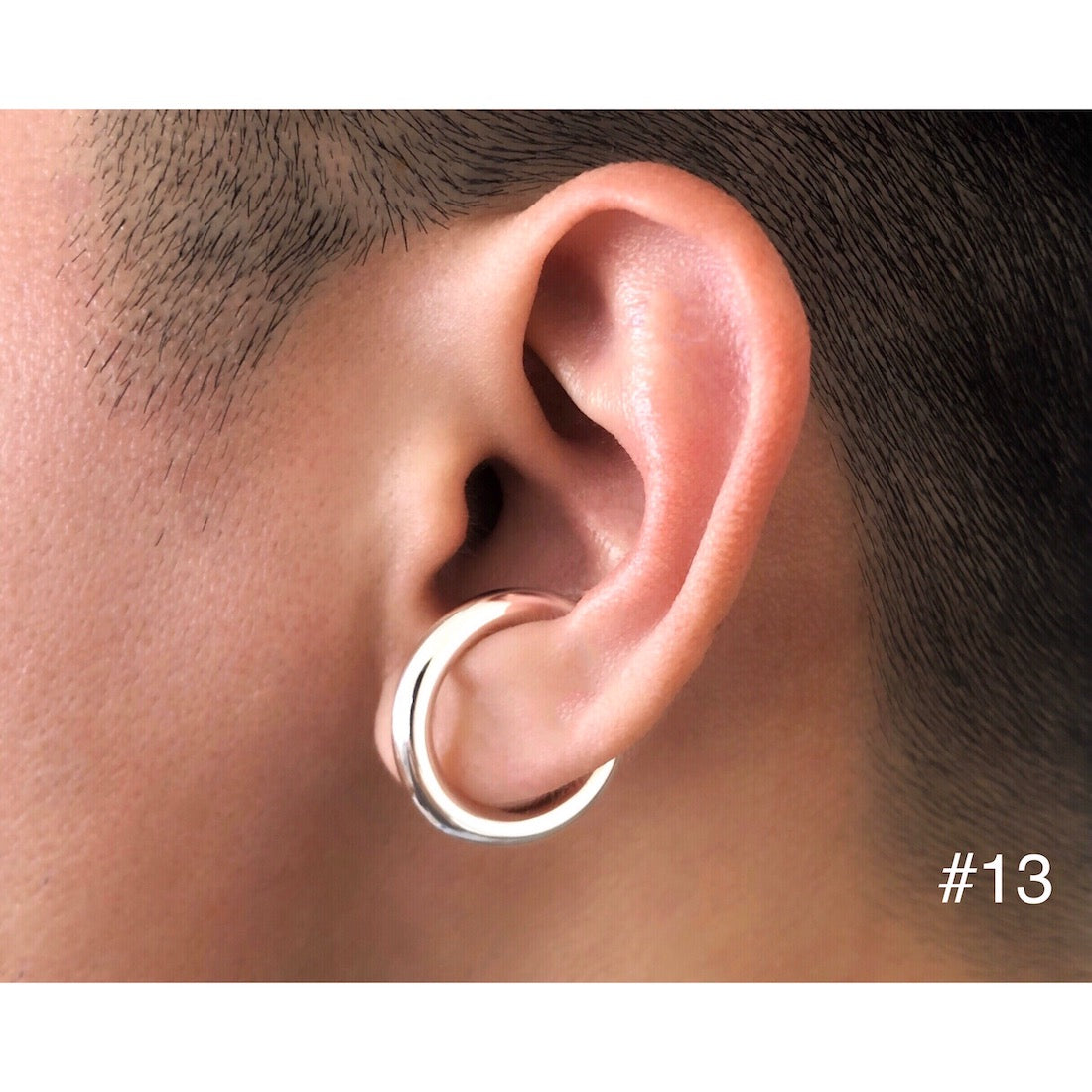 silver シルバー925 イヤカフ Earcuff Mサイズ #13 着用