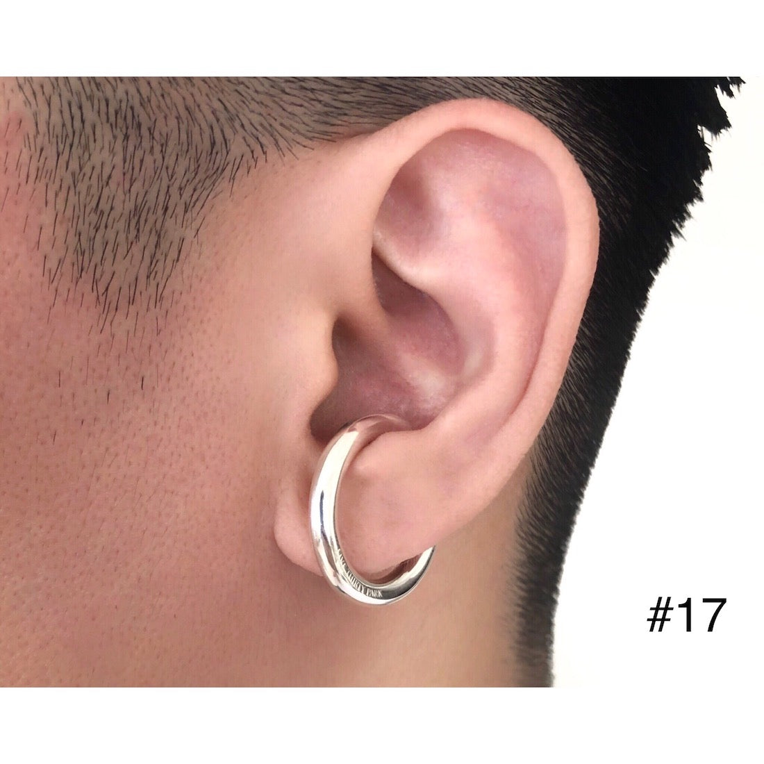 silver シルバー925 イヤカフ Earcuff Mサイズ #17 着用