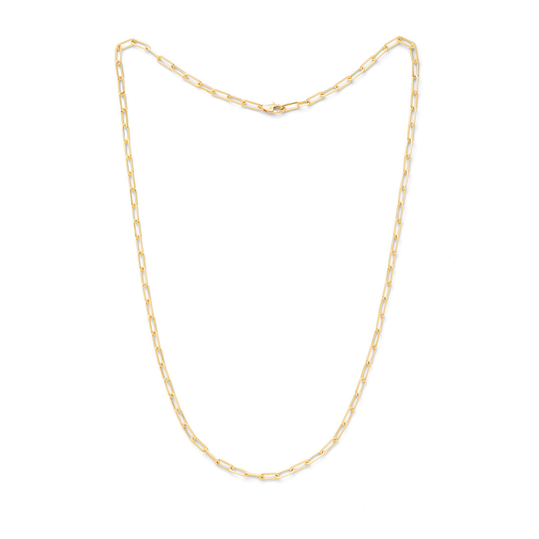 18K Necklace ネックレス Long Link Chain ロングリンクチェーン イエローゴールド