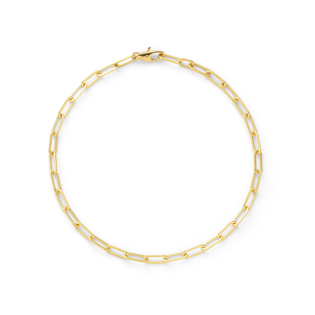 18K Bracelet ブレスレット Long Link Chain ロングリンクチェーン イエローゴールド