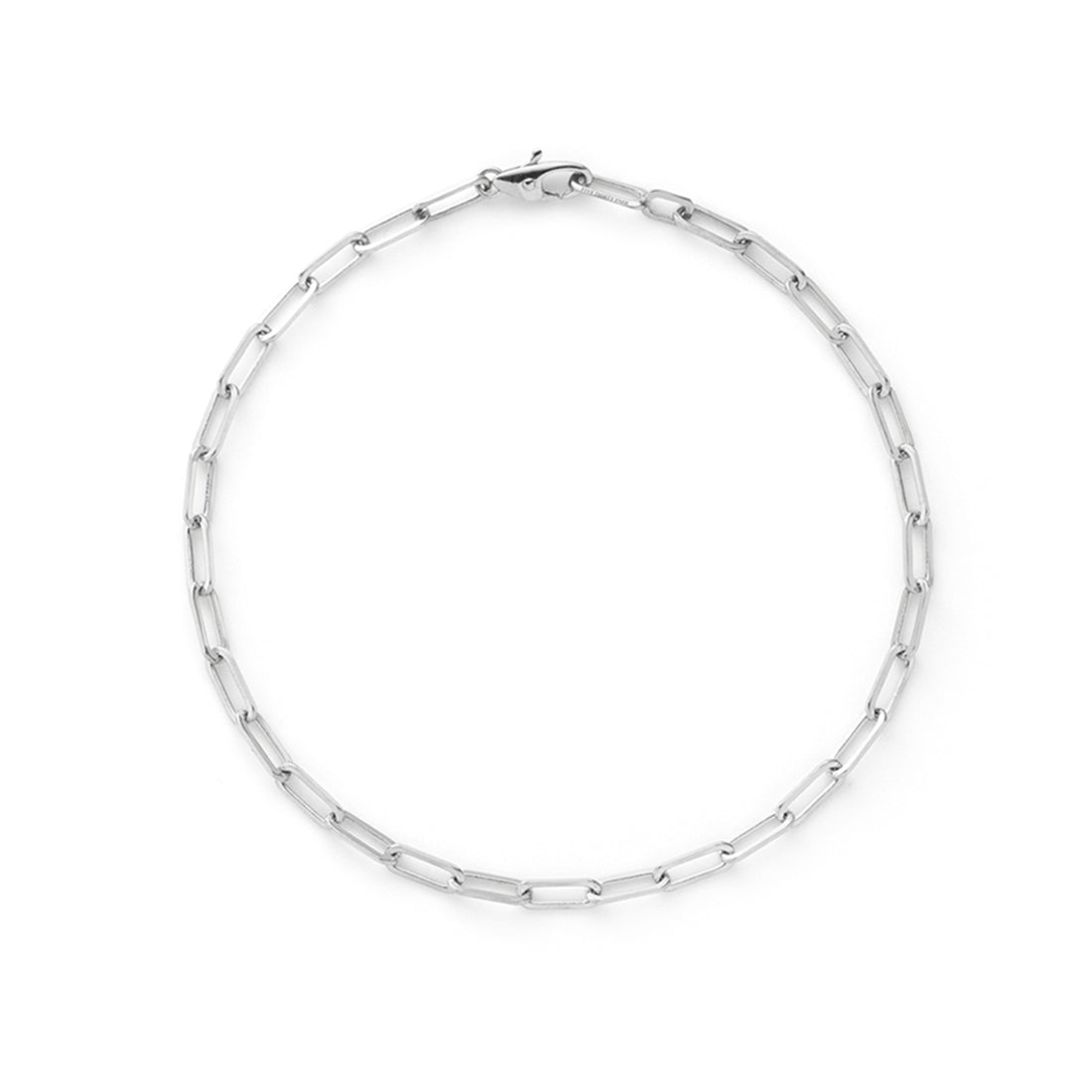 18K Bracelet ブレスレット Long Link Chain ロングリンクチェーン ホワイトゴールド