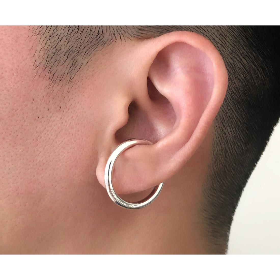 silver925 シルバー Ear cuff イヤーカフ 着用