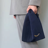 ネイビー ショッパーバック shopper bag 着用