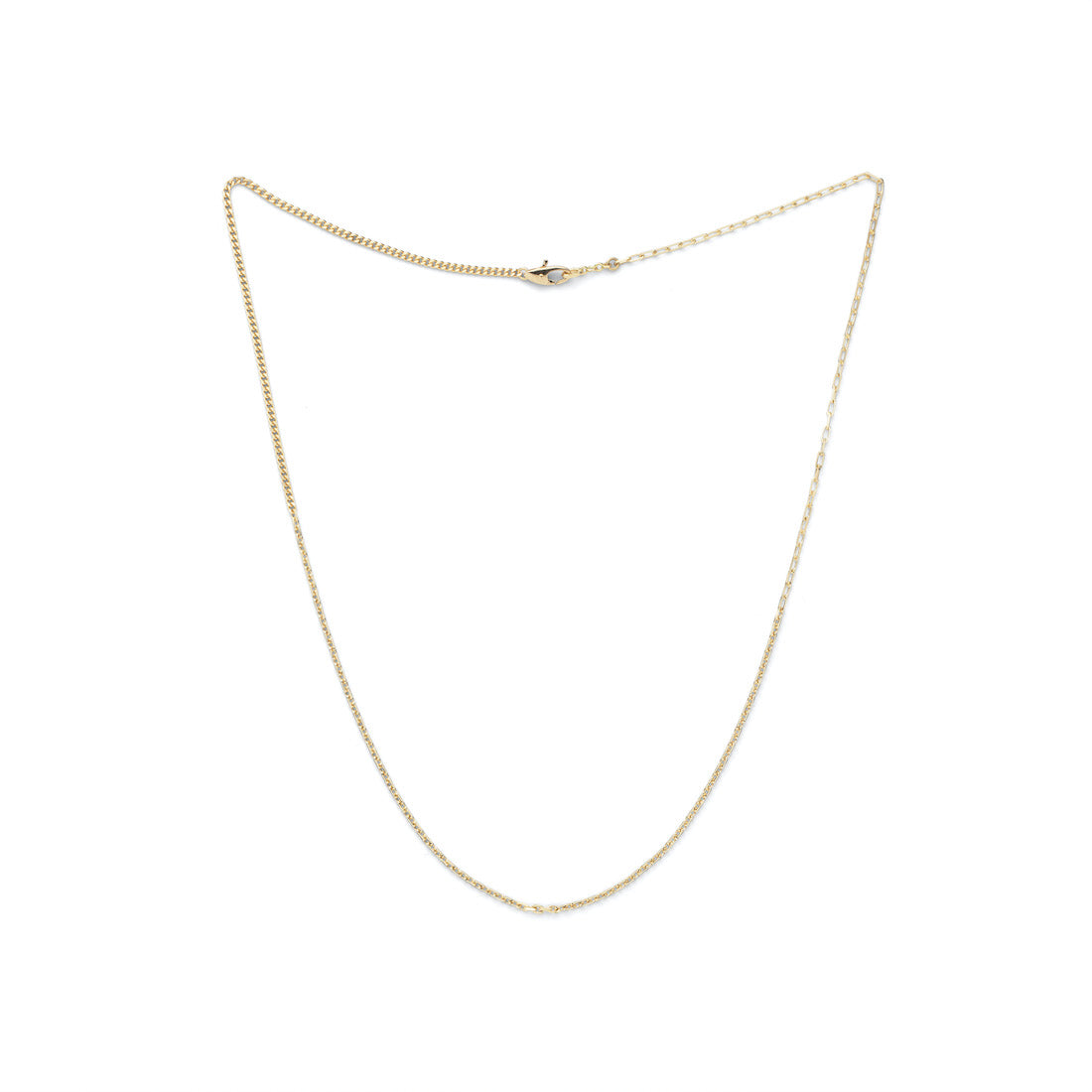18K Mixed Chain Necklace ネックレス イエローゴールド
