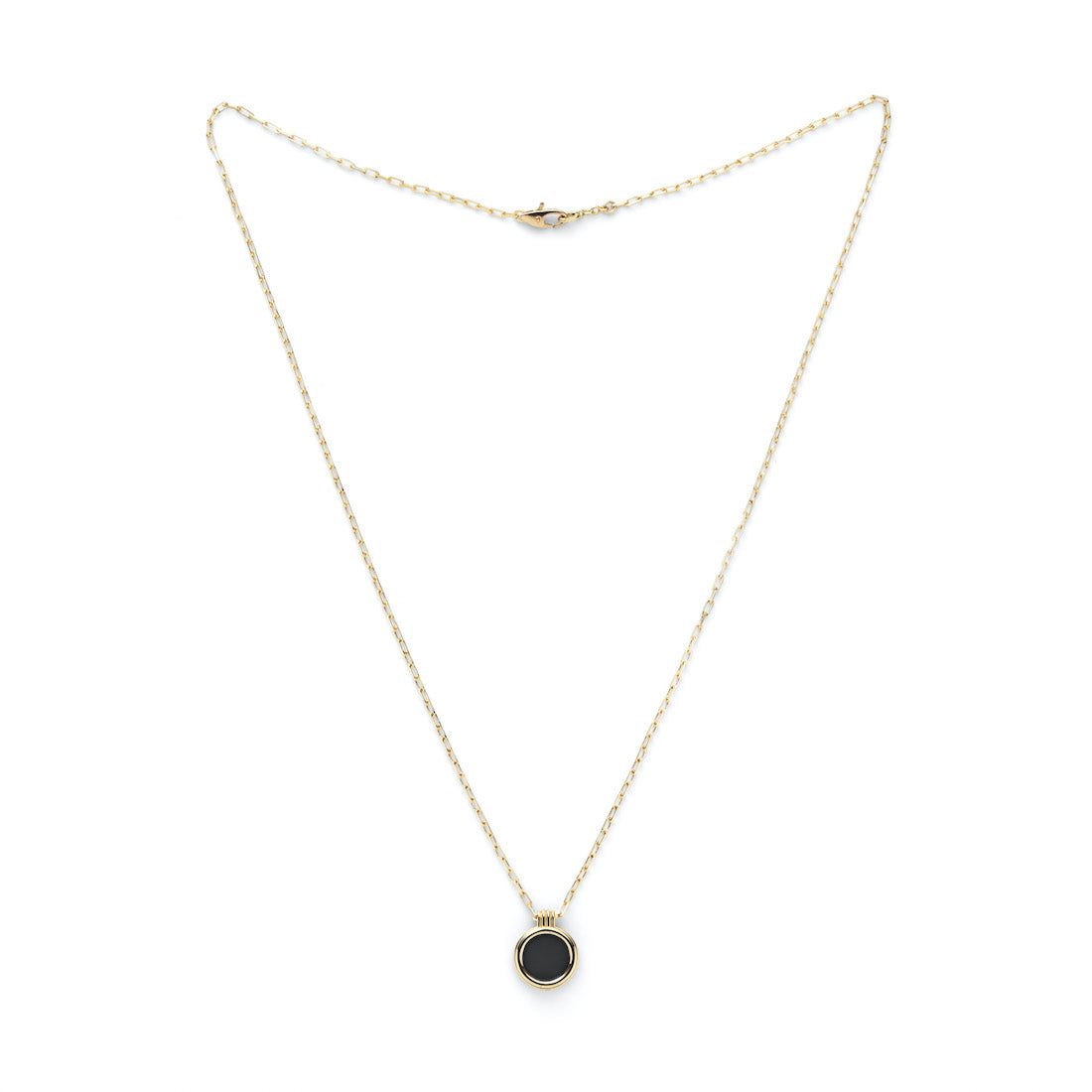 K18 ネックレス Necklace ペンダントネックレス Pendant Necklace オニキス Onyx