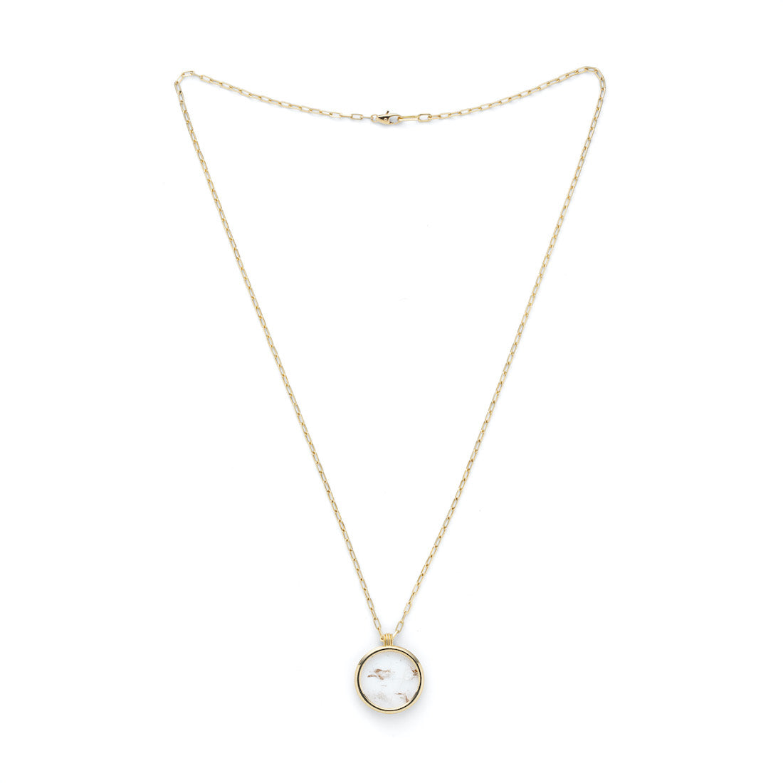 18K ネックレス Necklace ペンダントネックレス Pendant Necklace Crystal クリスタル