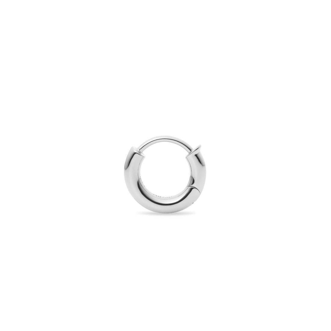 18K Micro Hoop マイクロフープ 片耳ピアス ホワイトゴールド