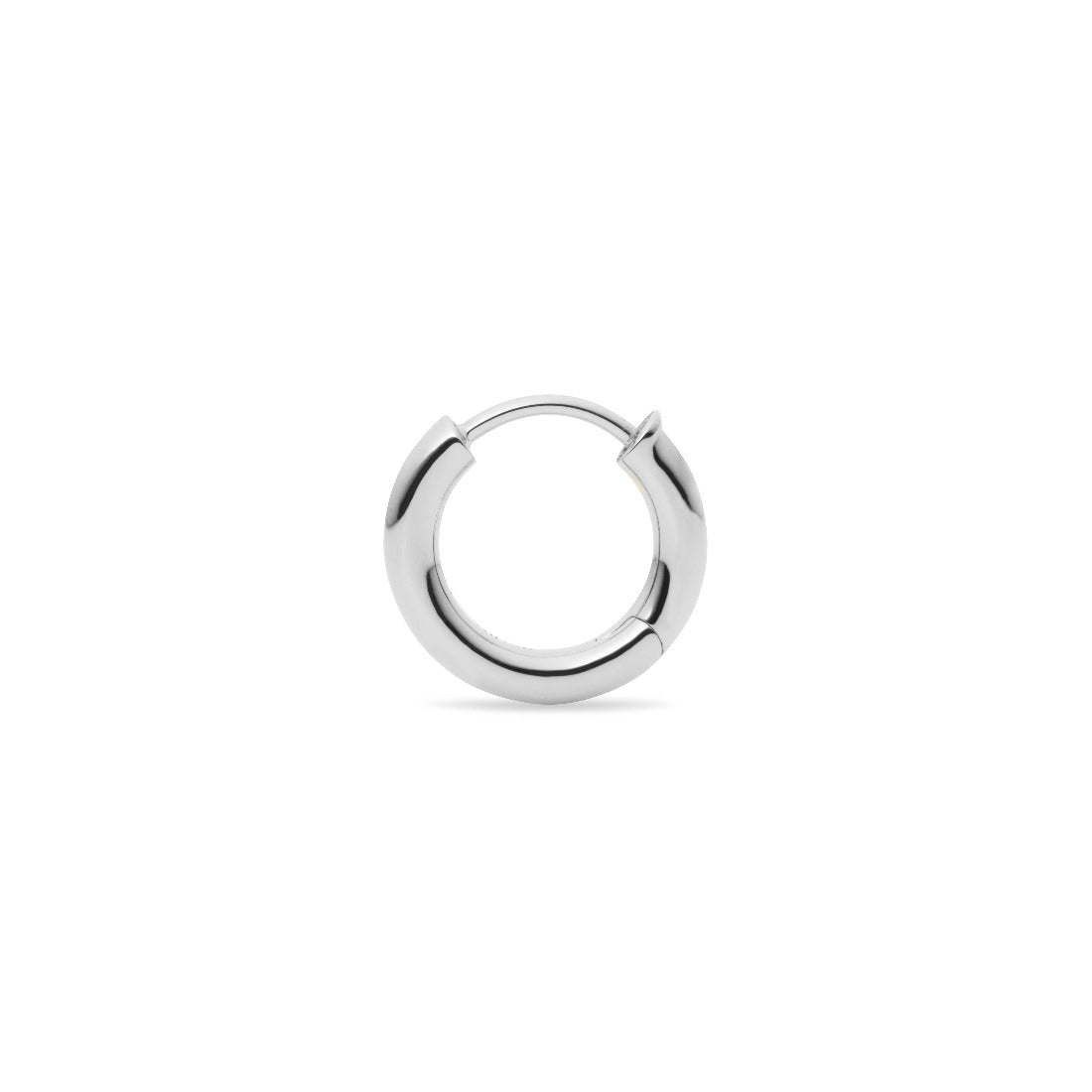 18K ホワイトゴールド Hoop フープピアス