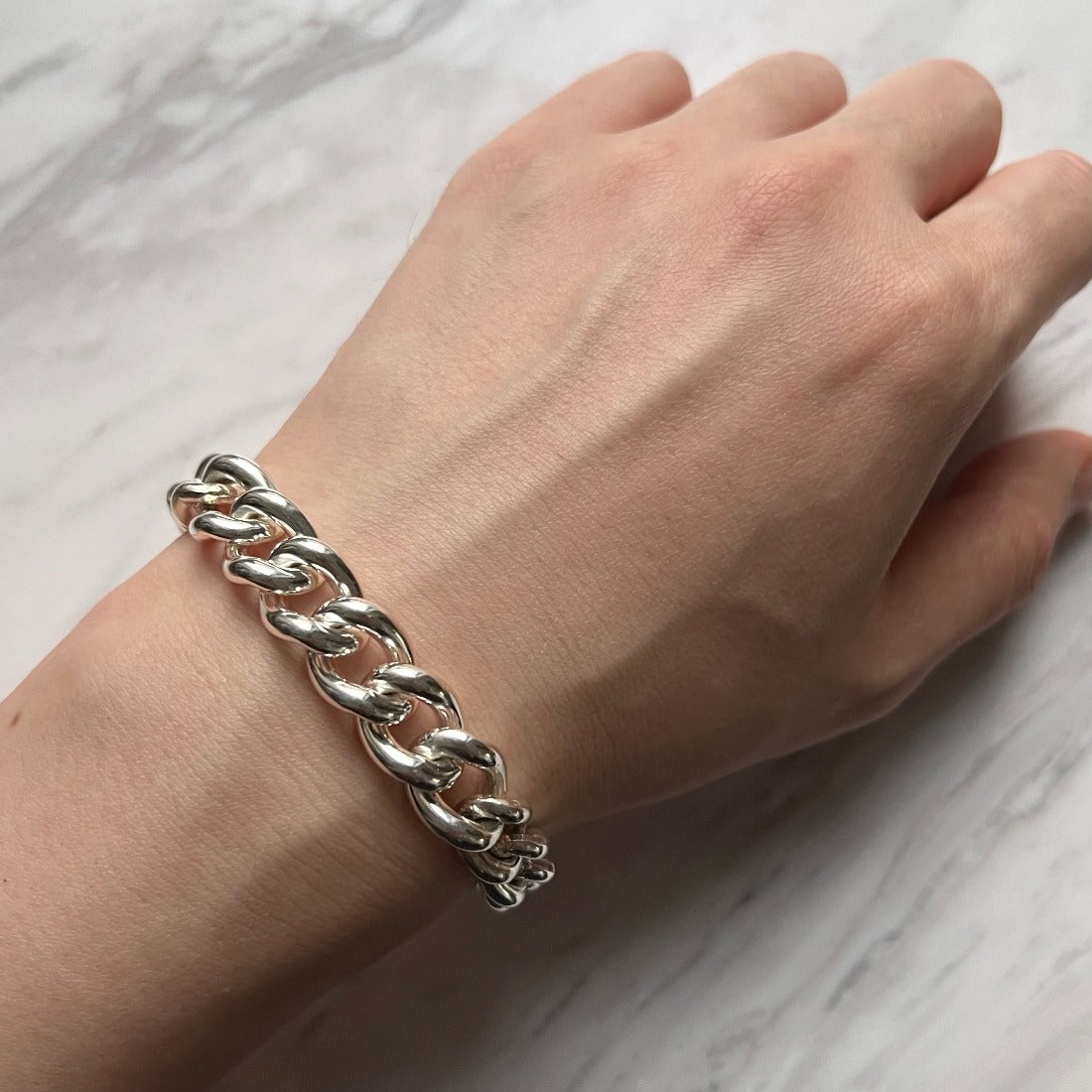 シルバー925　ブレスレット　silver925　Bracelet　着用