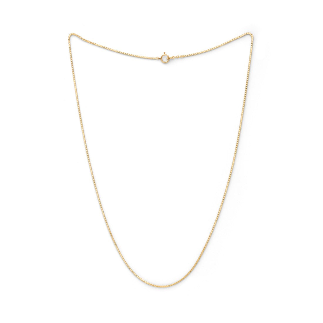 K18 チェーンネックレス Chain Necklace 50cm 着用