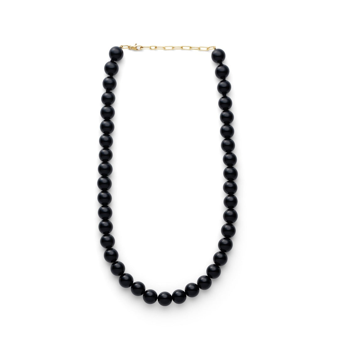 K18　イエローゴールド　Necklace　Onyx　ネックレス　オニキス