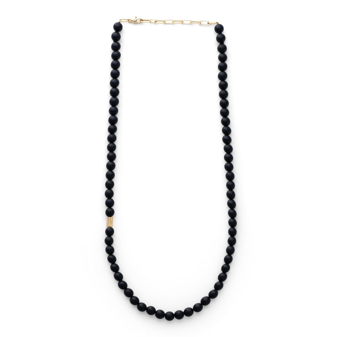 K18 Necklace Onyx 天然石ネックレス オニキス