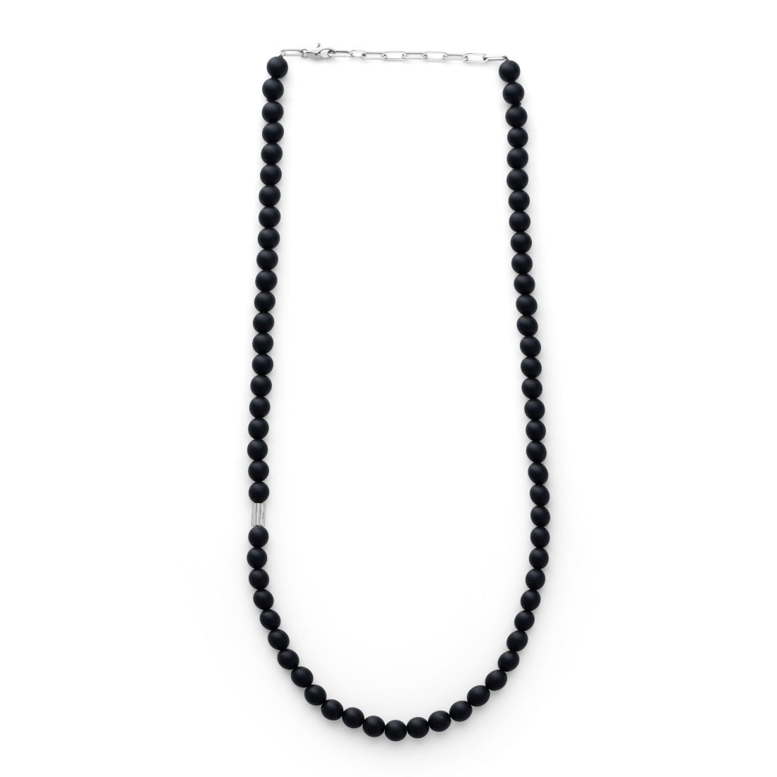 K18 Necklace Onyx 天然石ネックレス オニキス ホワイトゴールド