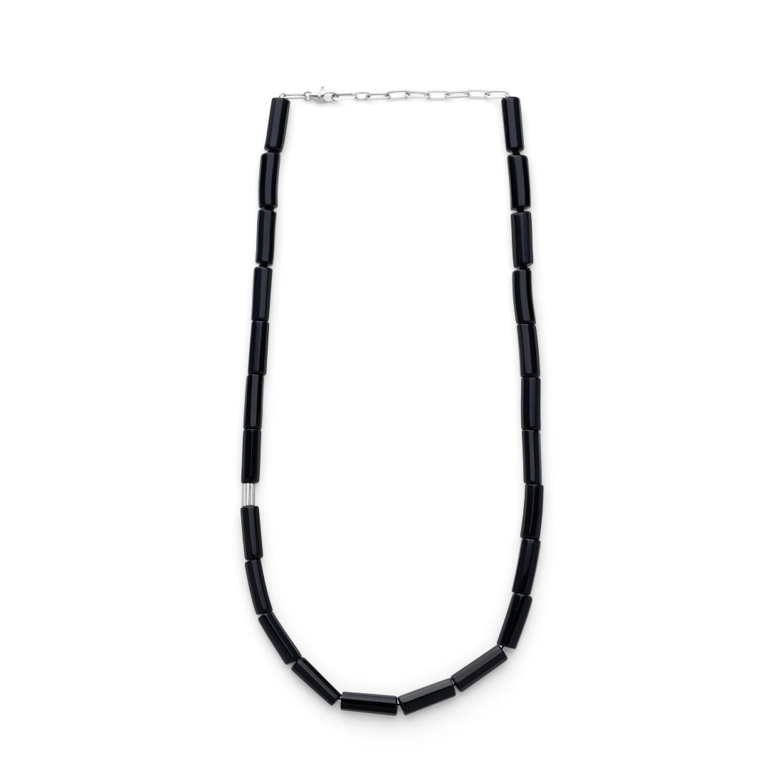 K18 Necklace Onyx 天然石 ネックレス オニキス ホワイトゴールド