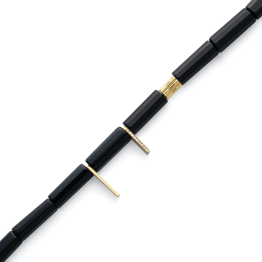 K18 Necklace Onyx 天然石ネックレス オニキス ダイア