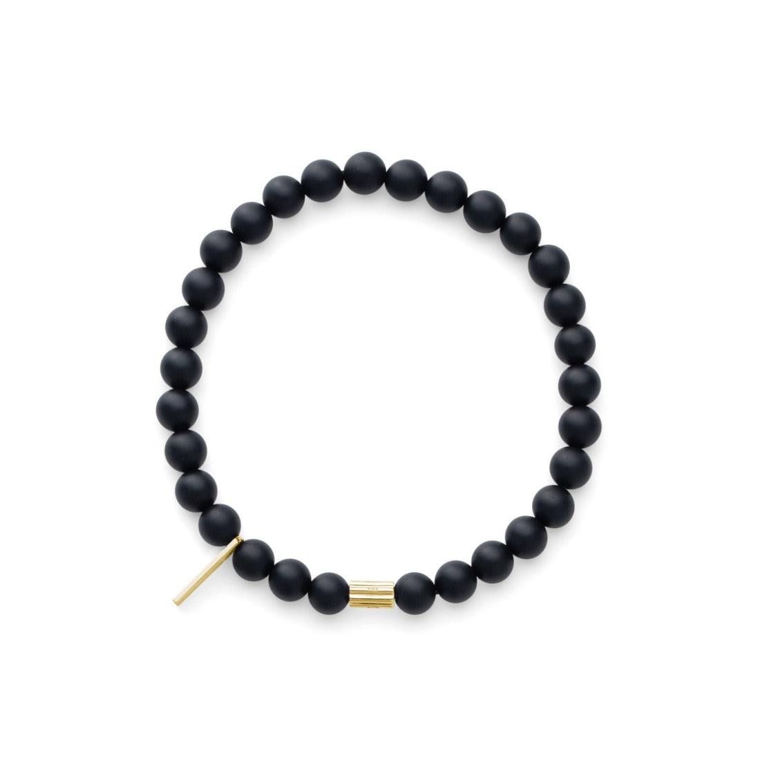 K18 Bracelet Onyx ブレスレット オニキス イエローゴールド 天然石