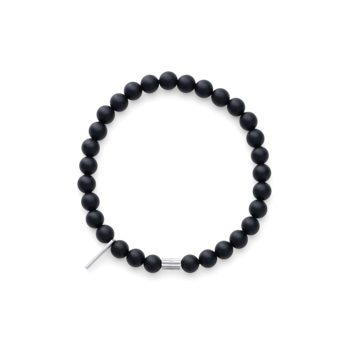 K18 Bracelet Onyx ブレスレット オニキス ホワイトゴールド 天然石